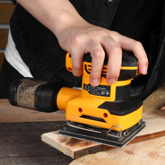 Вибро шлифовальная машина Deko DKS400 400Вт от магазина РЭССИ