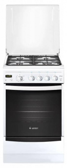 Плита Газовая Gefest ПГ 5100-03 белый (металлическая крышка) реш.чугун от магазина РЭССИ