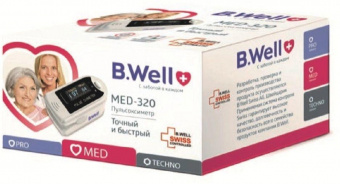 Пульсоксиметр B.Well MED-320 синий от магазина РЭССИ