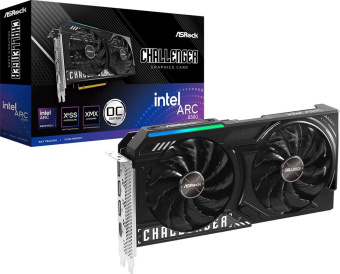 Видеокарта Asrock PCI-E 4.0 B580 CL 12GO INTEL ARC B580 12Gb 192bit GDDR6 2740/19000 HDMIx1 DPx3 HDCP Ret от магазина РЭССИ