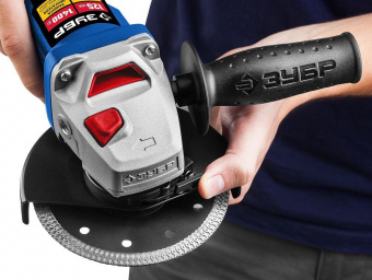 Углошлифовальная машина Зубр УШМ-П125-1400 ПСТ 1400Вт 11000об/мин рез.шпин.:M14 d=125мм от магазина РЭССИ