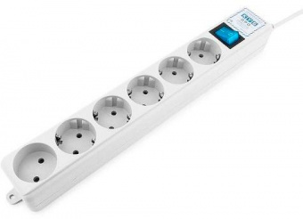 Сетевой фильтр Powercube SPL(5+1)-16B-P-3М-WHITE 3м (6 розеток) белый (коробка) от магазина РЭССИ