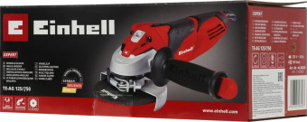 Углошлифовальная машина Einhell TE-AG 125/750 750Вт 12000об/мин рез.шпин.:M22.2 d=125мм (4430880) от магазина РЭССИ