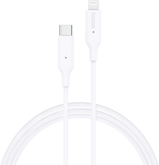 Кабель Hama H-201598 00201598 USB Type-C (m)-Lightning (m) 1м белый от магазина РЭССИ