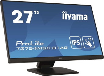 Монитор Iiyama 27" Touch T2754MSC-B1AG черный IPS LED 16:9 HDMI M/M HAS 300cd 178гр/178гр 1920x1080 60Hz VGA FHD USB Touch 6.6кг от магазина РЭССИ