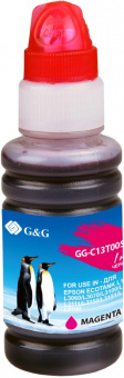 Чернила G&G GG-C13T00S34A 103M пурпурный 70мл для Epson L1110, L3151, L3100, L3101, L3110, L3150 от магазина РЭССИ
