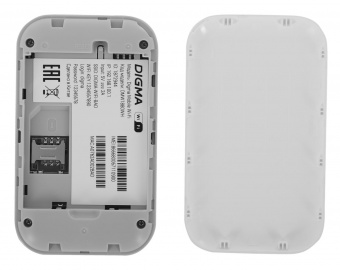 Модем 3G/4G Digma Mobile WiFi DMW1880 micro USB Wi-Fi Firewall +Router внешний белый от магазина РЭССИ
