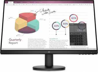 Монитор HP 23.8" P24v черный VA LED 16:9 HDMI M/M матовая 250cd 178гр/178гр 1920x1080 VGA FHD 3.57кг от магазина РЭССИ