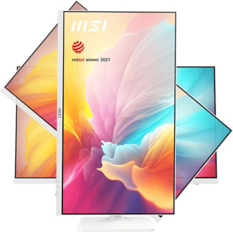 Монитор MSI 27" Modern MD272QXPW белый IPS LED 1ms 16:9 HDMI M/M матовая HAS Piv 400cd 178гр/178гр 2560x1440 100Hz DP Quad 2K (1440p) USB 5.85кг от магазина РЭССИ