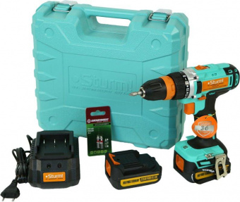 Шуруповерт Sturm! CD3614T аккум. патрон:быстрозажимной (кейс в комплекте) от магазина РЭССИ