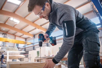 Дрель-шуруповерт Bosch GSB 18V-90 C аккум. патрон:быстрозажимной (кейс в комплекте) (06019K6106) от магазина РЭССИ