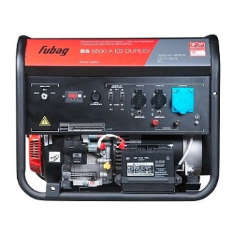 Бензиновая электростанция FUBAG с электростартером и коннектором автоматики bs 8500 a es duplex 641089 от магазина РЭССИ