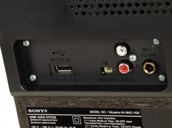 Минисистема Hi-Fi Sony MHC-V02 черный CD CDRW FM USB BT от магазина РЭССИ