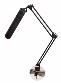 Светильник Трансвит ДЕЛЬТА (Delta/Bl) настольный на струбцине 2G7 черный 11Вт от магазина РЭССИ