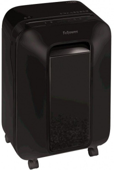 Шредер Fellowes PowerShred LX200 черный (секр.P-4) перекрестный 12лист. 22лтр. скрепки скобы пл.карты от магазина РЭССИ