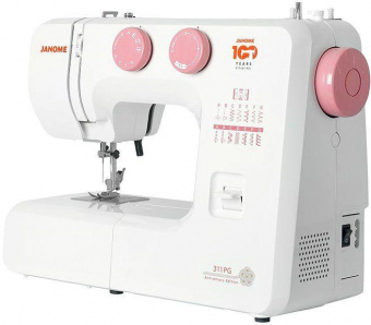 Швейная машина Janome 311PG белый/розовый от магазина РЭССИ