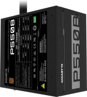 Блок питания Gigabyte ATX 550W GP-P550B 80+ bronze (24+4+4pin) APFC 120mm fan 6xSATA RTL от магазина РЭССИ