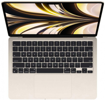 Ноутбук Apple MacBook Air A2681 M2 8 core 8Gb SSD256Gb/8 core GPU 13.6" IPS (2560x1664)/ENGKBD Mac OS white WiFi BT Cam (MLY13LL/A)
