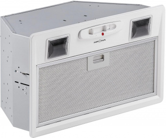 Вытяжка встраиваемая Krona Mini 600 slider белый управление: ползунковое (1 мотор) от магазина РЭССИ