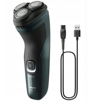 Бритва роторная Philips X3052/00 реж.эл.:3 питан.:аккум. зеленый от магазина РЭССИ