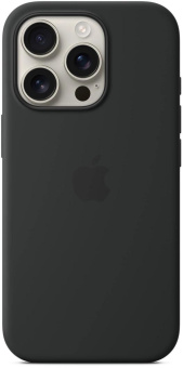 Чехол (клип-кейс) Apple для Apple iPhone 16 Pro Silicone Case with MagSafe черный (MYYJ3ZM/A) от магазина РЭССИ