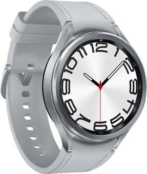 Смарт-часы Samsung Galaxy Watch 6 Classic LTE 43мм 1.3" AMOLED корп.серебристый рем.серебристый (SM-R955FZSACAU) от магазина РЭССИ