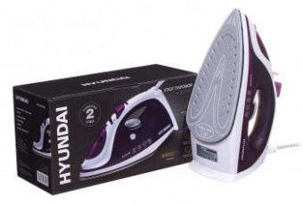 Утюг Hyundai H-SI01961 2400Вт белый/фиолетовый от магазина РЭССИ