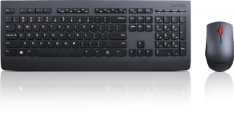 Клавиатура + мышь Lenovo Combo 4X30H56821 клав:черный мышь:черный USB беспроводная от магазина РЭССИ