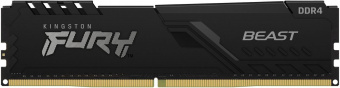Память DDR4 16Gb 3200MHz Kingston KF432C16BB/16 Fury Beast Black RTL PC4-25600 CL16 DIMM 288-pin 1.35В single rank с радиатором Ret от магазина РЭССИ