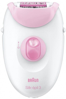 Эпилятор Braun SE-3270 скор.:2 насад.:3 от электр.сети белый/розовый от магазина РЭССИ