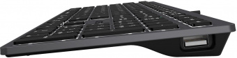 Клавиатура A4Tech Fstyler FX60H серый USB slim LED (FX60H GREY/WHITE) от магазина РЭССИ