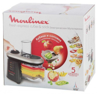 Измельчитель электрический Moulinex DJ905832 0.5л. 280Вт белый/серый от магазина РЭССИ
