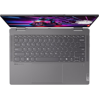 Ноутбук Lenovo Yoga 7 14AHP9 Ryzen 7 8840HS 16Gb SSD1Tb AMD Radeon 780M 14" IPS Touch WUXGA (1920x1200) Windows 11 Home dk.grey WiFi BT Cam Bag (83DK006RRK) от магазина РЭССИ