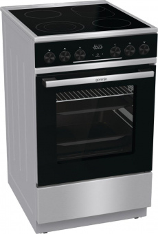 Плита Электрическая Gorenje GEC5C61XPA нержавеющая сталь стеклокерамика (без крышки) от магазина РЭССИ