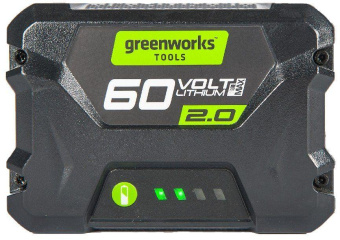 Батарея аккумуляторная Greenworks G60B2 60В 2Ач Li-Ion (2918307) от магазина РЭССИ
