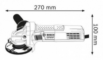 Углошлифовальная машина Bosch GWS 750-125 750Вт 11000об/мин рез.шпин.:M14 d=125мм от магазина РЭССИ