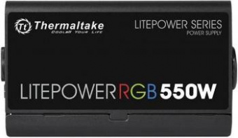 Блок питания Thermaltake ATX 550W Litepower RGB 550 (24+4+4pin) APFC 120mm fan color LED 5xSATA RTL от магазина РЭССИ