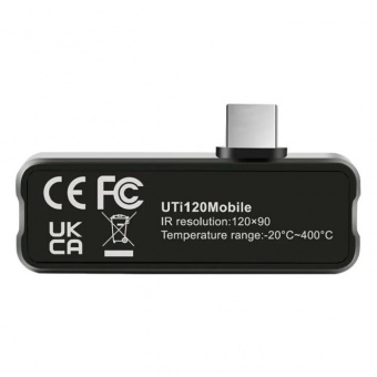 UTi120Mobile UNI-T Тепловизор портативный для смартфона -20/+400c (ИК-разрешение 120х90 пикселейПО Android) от магазина РЭССИ
