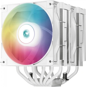 Устройство охлаждения(кулер) Deepcool AG620 Digital Wh ARGB Soc-AM5/AM4/1151/1200/2066/1700 4-pin 29.4dB Al+Cu 260W 1370gr LED Ret от магазина РЭССИ