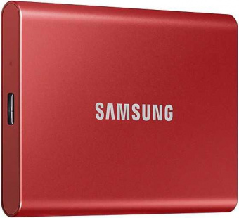 Накопитель SSD Samsung USB-C 2Tb MU-PC2T0R/WW T7 1.8" красный от магазина РЭССИ