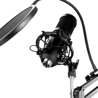 Микрофон проводной Оклик SM-600G 2.5м черный от магазина РЭССИ
