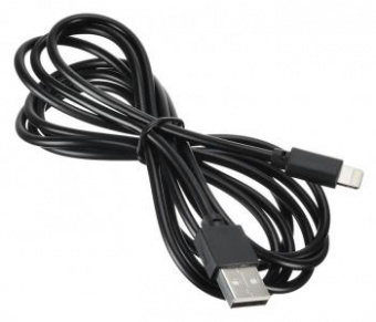 Кабель Digma LIGHT-2M-BLK USB (m)-Lightning (m) 2м черный от магазина РЭССИ