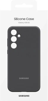 Чехол (клип-кейс) Samsung для Samsung Galaxy A35 Silicone Case A35 черный (EF-PA356TBEGRU) от магазина РЭССИ