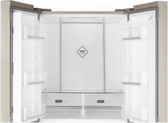 Холодильник Weissgauff WCD 450 Be NoFrost Inverter 2-хкамерн. бежевый (двухкамерный) от магазина РЭССИ