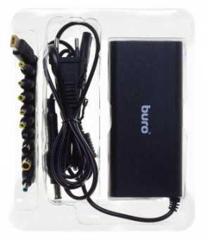 Блок питания Buro BUM-1130M90 ручной 90W 12V-20V 11-connectors 3.75A 1xUSB 1A от бытовой электросети LED индикатор от магазина РЭССИ