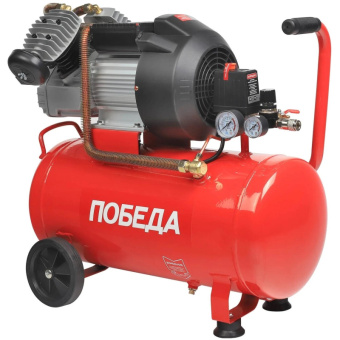 Поршневой масляный компрессор ПОБЕДА КМ 50-400 525301715 от магазина РЭССИ