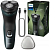Бритва роторная Philips X3052/00 реж.эл.:3 питан.:аккум. зеленый от магазина РЭССИ