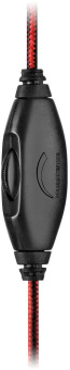 Наушники с микрофоном Sven AP-G007MV черный/красный 1.8м накладные оголовье от магазина РЭССИ