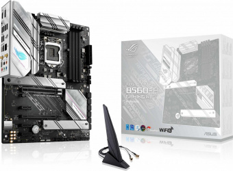 Материнская плата Asus ROG STRIX B560-A GAMING WIFI Soc-1200 Intel B560 4xDDR4 ATX AC`97 8ch(7.1) 2.5Gg+HDMI+DP от магазина РЭССИ