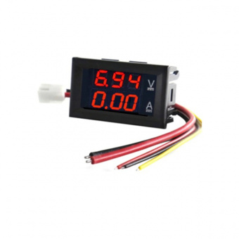 VC288 RR Вольтметр амперметр  DC 0-100V 10A  0.28&amp;quot; Red Red LED (C2578) FUT Arduino совместимый от магазина РЭССИ